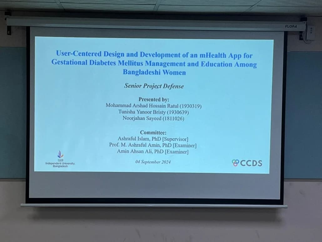 First undergrad group complete their senior project from the HCI wing.