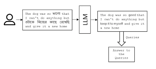 LLMs in the context of Code-Switching for Banglish Texts