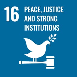 Peace, Justice and Strong Institutions — Relevance: 73%