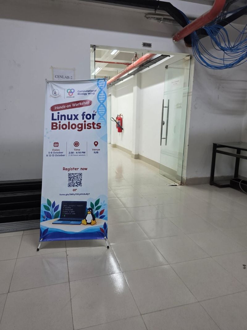 Linux for Biologists Workshop Concludes Successfully at CCDS