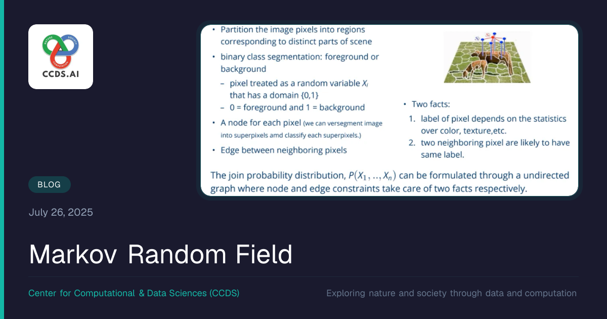 Markov Random Field | CCDS